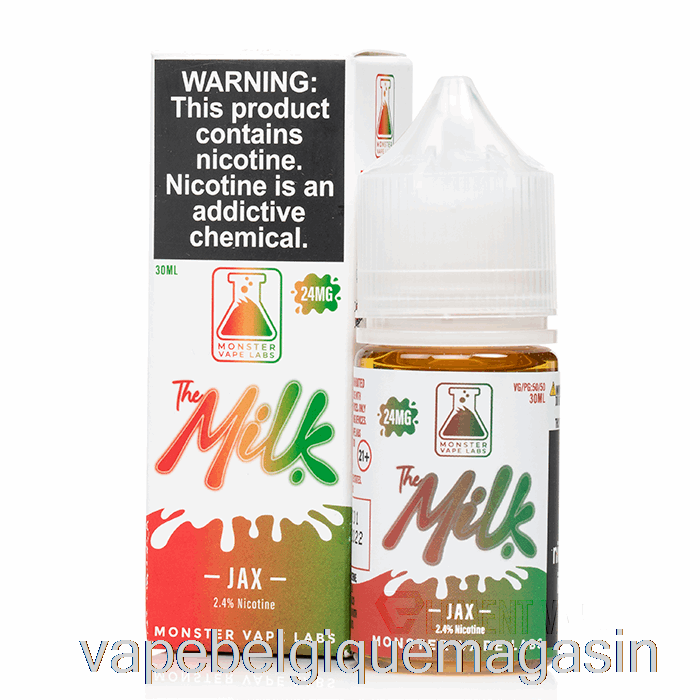 Vape Belgique Jax - Les Sels Du Lait - 30ml 24mg